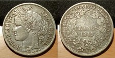 Francs 1849 ceres d'occasion  Roissy-en-France