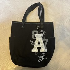 Bolsa tote de lona Aero 87 New York Aeropostale - Varsity Team - Preta, usado comprar usado  Enviando para Brazil