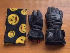 Leather motorcycle gloves for sale  DEWSBURY