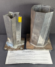 Conjunto de 2 moldes de vela de metal Star & Twisted Octo de alumínio - VEJA DESCRIÇÃO., usado comprar usado  Enviando para Brazil