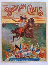 Carton publicitaire bouillon d'occasion  France