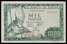 Billet espagne 1000 d'occasion  Crespin