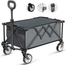 Folding trolley wheels for sale  SALFORD