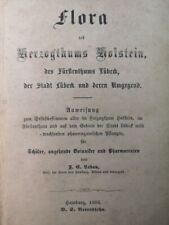 Usado, Flora des Herzogthums Holstein, des Fürstenthums Lübeck, der Stadt Lübeck und de comprar usado  Enviando para Brazil