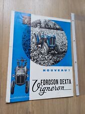 Prospectus tracteur fordson d'occasion  Lys-lez-Lannoy