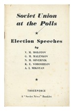 MOLOTOV, VYACHESLAV MIKHAYLOVICH (1890-1986) [AND OTHERS] Soviet Union at the po na sprzedaż  Wysyłka do Poland
