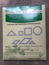 Clover patchwork templates for sale  PLYMOUTH