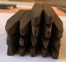 Alte schlagbuchstaben mm gebraucht kaufen  Hattingen