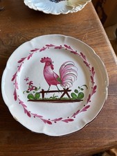 Assiette faïence décor d'occasion  Candas