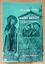 Livre. saint benoit d'occasion  Vézelay