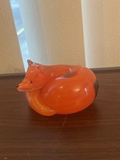 Usado, Estatueta de vidro Langham Fox Art excelente! comprar usado  Enviando para Brazil