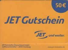 JET (D) JET Gutschein 'TW50' (50€-Karte) RS unten 'www.jet-tankstellen.de', usado comprar usado JET (D) JET Gutschein 'TW50' (50€-Karte) RS unten 'www.jet-tankstellen.de', usado comprar usado  Enviando para Brazil