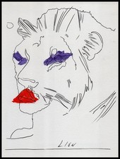 Andy warhol lion usato  Roma
