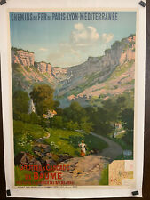 Affiche originale ancienne d'occasion  Limogne-en-Quercy