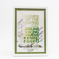 Signed poster jaguar for sale  Manhattan Beach