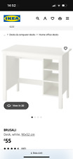 Ikea brusali desk for sale  LONDON