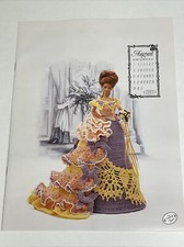 Vestido de boneca da moda Miss August 1993 tamanho 11 1/2" padrão de crochê Annie's comprar usado  Enviando para Brazil