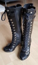 Damen stiefel schwarz gebraucht kaufen  Hamburg