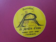 Ancien autocollant restaurant d'occasion  Le Grand-Pressigny