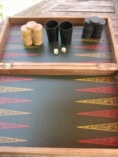 Ancien jeu jacquet d'occasion  Neuville-aux-Bois