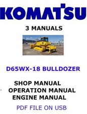 Komatsu d65wx bulldozer for sale  De Kalb