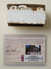 Peça de madeira da casa Goonies + certificado de autenticidade comprar usado  Enviando para Brazil