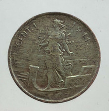 Raro centesimo prora usato  Italia