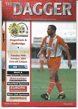 Football programme dagenham for sale  FARINGDON