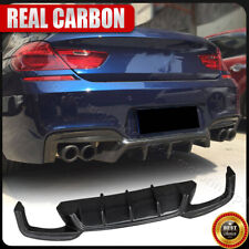 Difusor de para-choque traseiro de fibra de carbono para 12-18 BMW F06 F12 F13 M6 640i 650i M Sport comprar usado  Enviando para Brazil