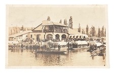 RPPC Floating Gardens Xochimilco Lake Cidade do México, México - Cartão postal antigo MX, usado comprar usado  Enviando para Brazil