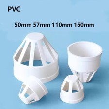 Usado, 50 75 110 160mm PVC respirável tampa tubo de drenagem tampas terminais de ventilação acessórios comprar usado  Enviando para Brazil