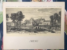 Menu 1952 french d'occasion  Méreau