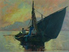 Ancien tableau marine d'occasion  Toulouse-