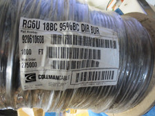 1000ft rg6u coaxial for sale  Dekalb