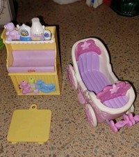 Carrinho de bebê Fisher Price Loving Family trocador de luzes de mesa música e rosa comprar usado  Enviando para Brazil