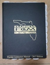 Florida contractor manual for sale  Miami