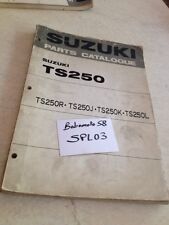 Suzuki parts list d'occasion  Decize