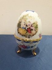 Uovo dipinto ceramica usato  Italia