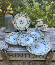 Assiettes desserts polychrome d'occasion  Villeneuve-la-Guyard