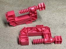 (conjunto de 2) Mattel Hot Wheels Track 4 polegadas braçadeira vermelha C braçadeira parte C braçadeira comprar usado  Enviando para Brazil