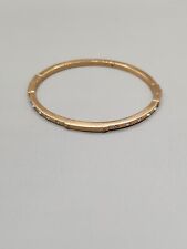 Pulsera Michael Kors Tono Dorado Bisagras Clip Brazalete MK segunda mano  Embacar hacia Argentina