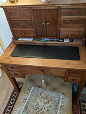 Bonheur jour bureau.tbe.noyer d'occasion  Évreux