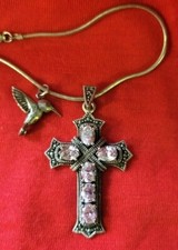 Hummingbird cross rhinestone for sale  Rancho Santa Margarita