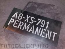 Pochoir stencil marquage d'occasion  Saint-Macaire