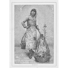 Flower girl antique for sale  GLASGOW