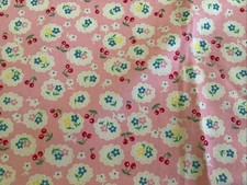 Cherry fabric pink for sale  BUCKLEY