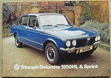 Triumph dolomite 1850hl d'occasion  Expédié en Belgium