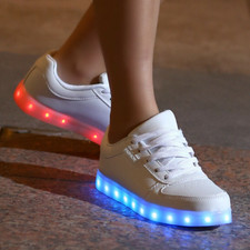 Tênis Led USB Light Up unissex tênis tênis tênis liso luminoso HOMENS MULHERES, usado comprar usado  Enviando para Brazil