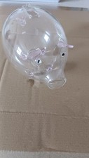 Glass piggy bank for sale  WORKSOP