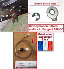 Câbles serrage malle toit x1 Peugeot 206 CC kit réparation + notice 8484P6, usado comprar usado  Enviando para Brazil